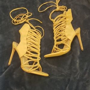 Open Toe Sandal Heels